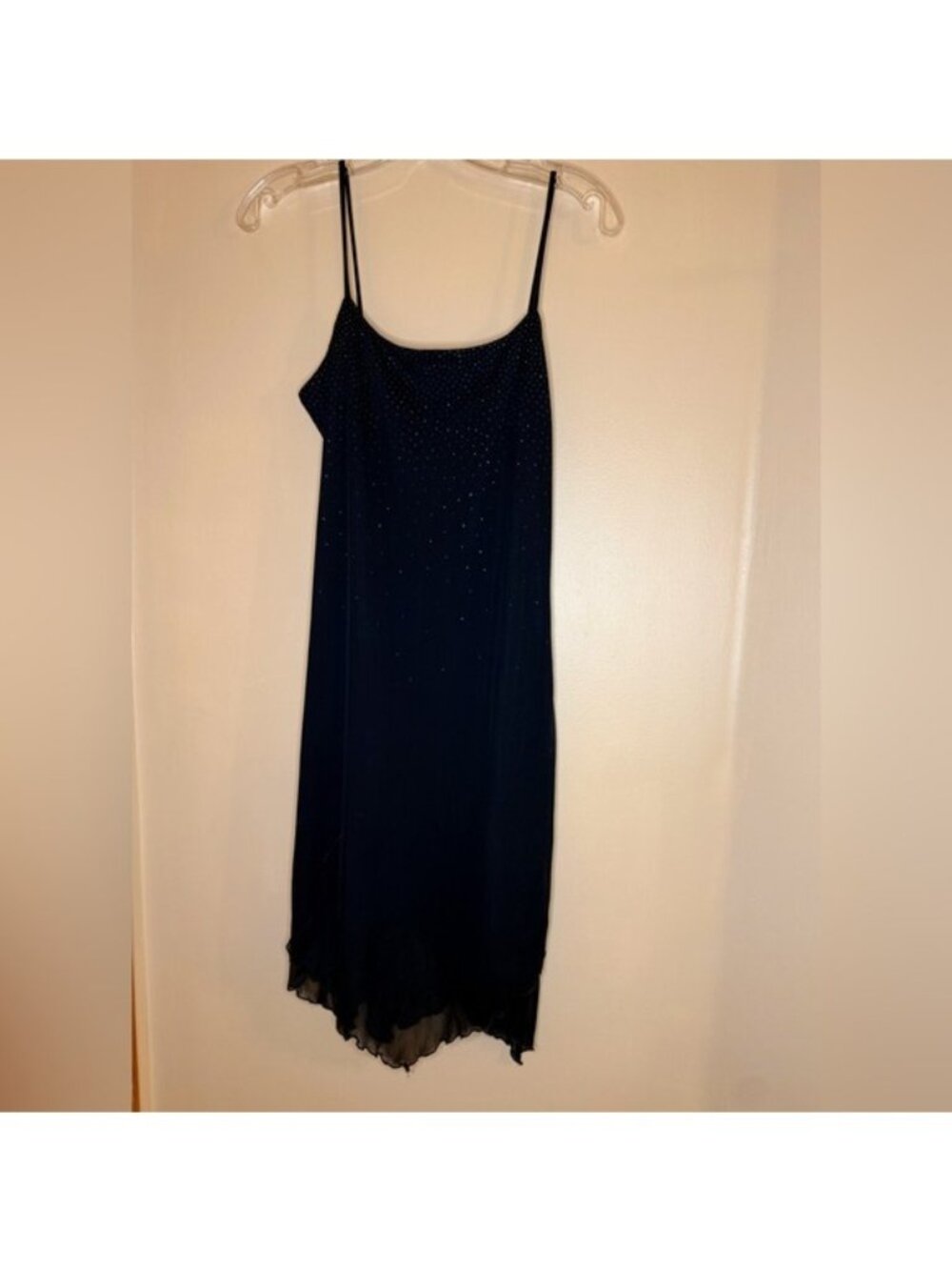 VTG 90s Candy Rocket Navy Blue Dress Whimsigoth Fairy Sparkles